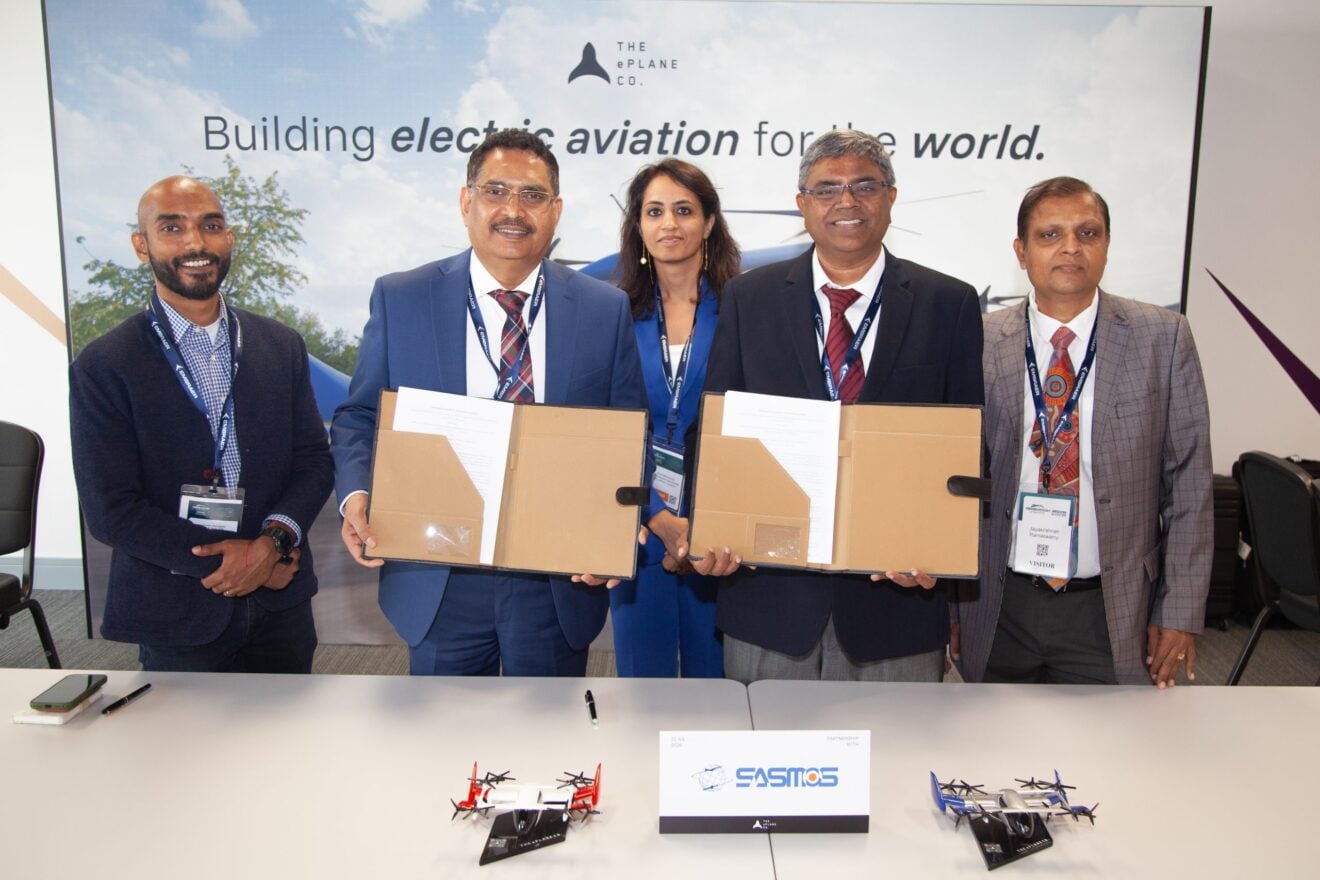 MoU signing between SASMOS and The ePlane Compony