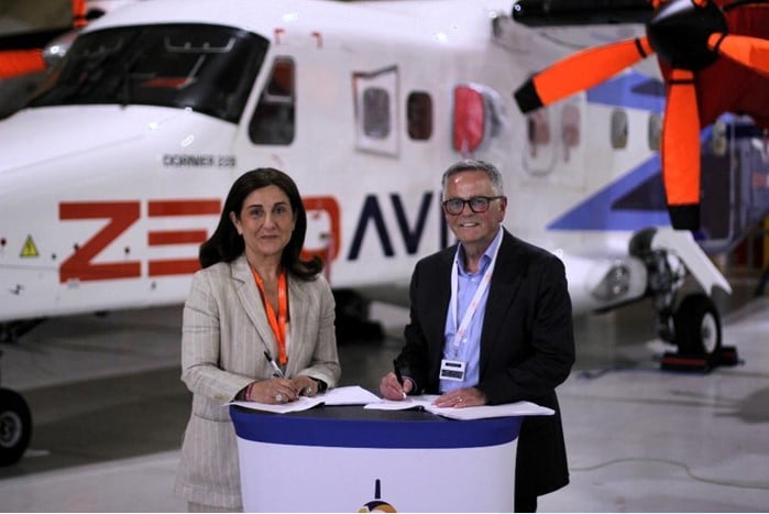 ZeroAvia Marshall Aerospace have entered into a collaboration to develop hydrogen-electric capability for defence platforms