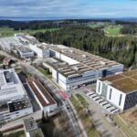 Liebherr Aerospace Lindenberg, Germany, aerial view