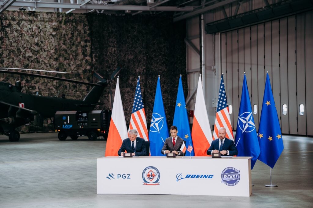 WZL-1, WCBKT and Boeing sign offset agreements to support Poland’s AH-64E Apache helicopter fleet