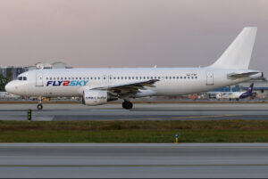 The A320 aircraft will be operated by Fly2Sky Airlines