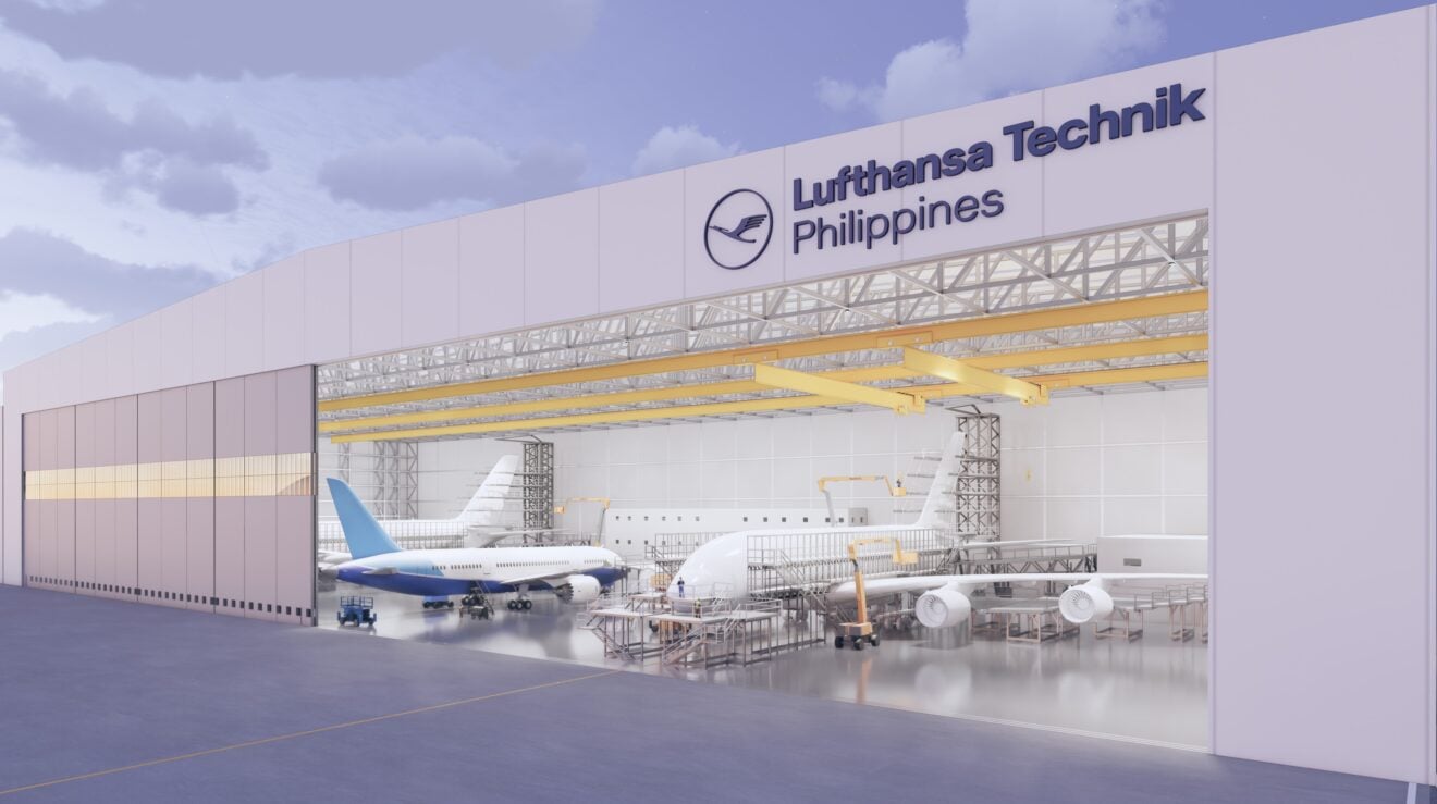 Rendering of the new facility at Clark International Airport