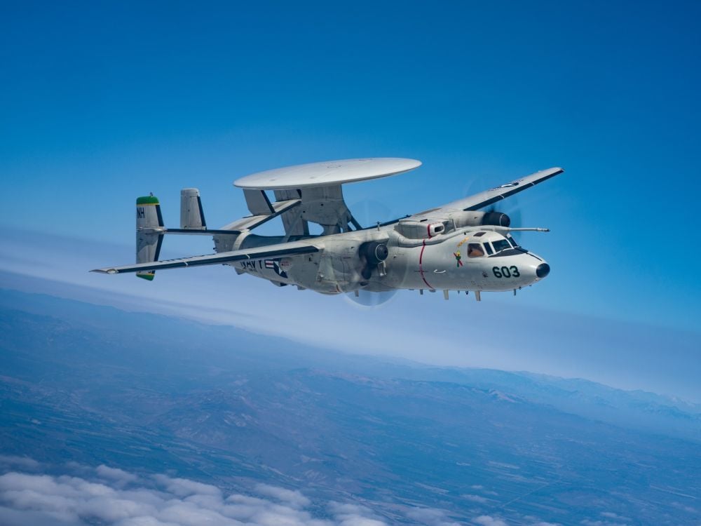 Northrop Grumman’s E-2D Advanced Hawkeye is continuously modernised to stay ahead of threats, ensuring the joint force can see and sense when it matters most