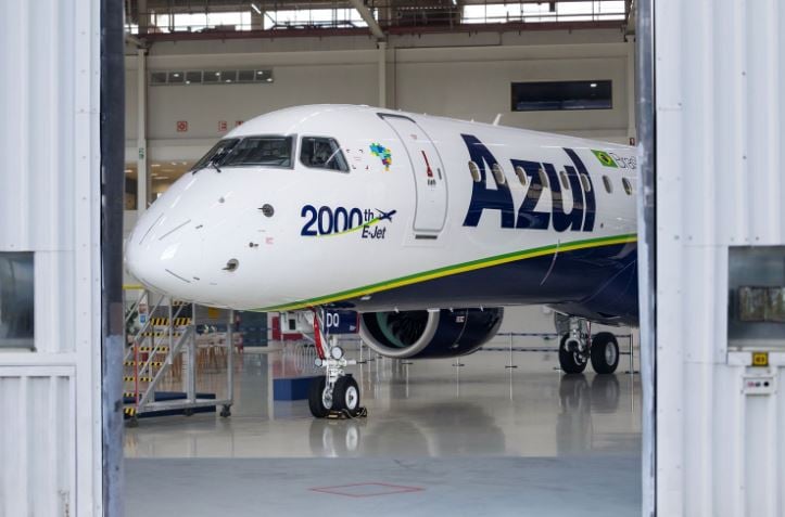 2,000th E-Jet delivered Embraer