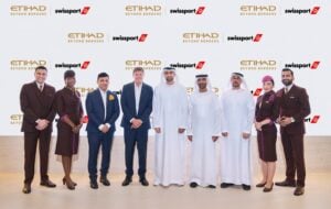 The MoU between Etihad Airways and Swissport was signed at 'Arabian Travel Market'