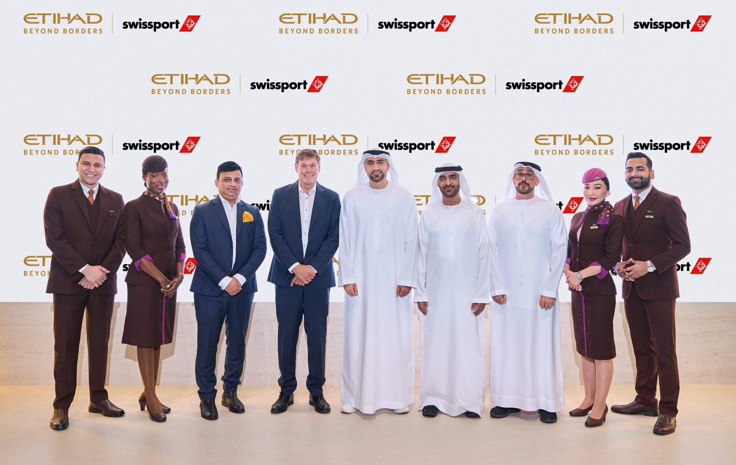 The MoU between Etihad Airways and Swissport was signed at 'Arabian Travel Market'