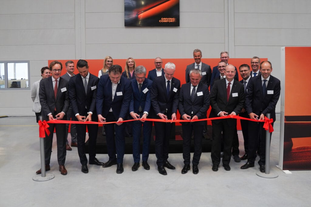 Ribbon-cutting ceremony to officially open the new facility in Poland