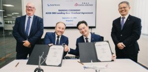 The agreement was signed at Safran Landing Systems' Singapore facility during MRO Asia-Pacific © Aloysius Lim - Safran