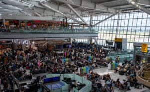 Busy Heathrow Airport