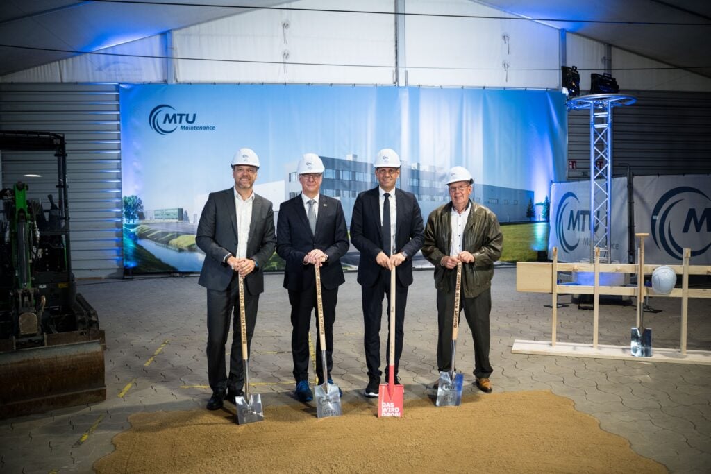Ground breaking for the new MTU Maintenance expansion in Hannover © MTU