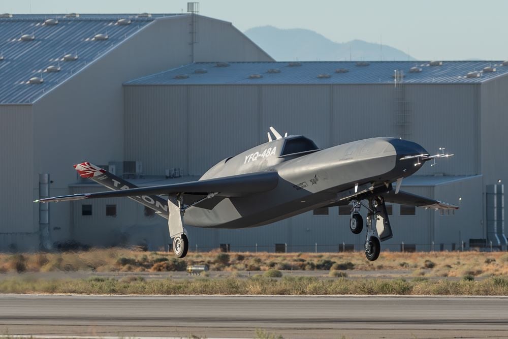 YFQ-48A Talon Blue has demonstrated a successful fully autonomous flight