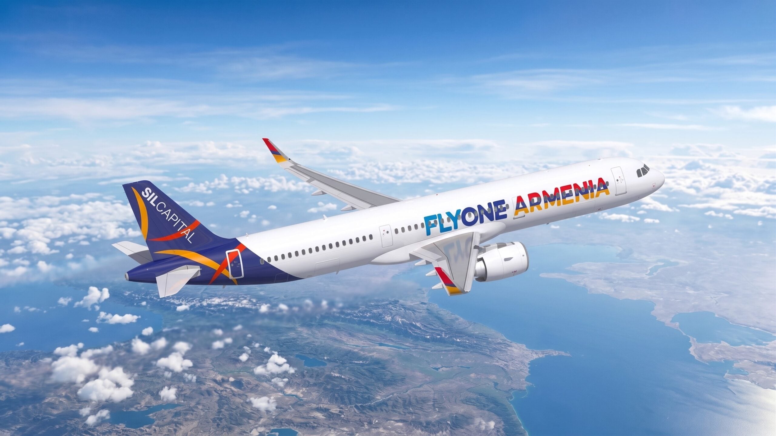 Rendering of FLYONE's A321neo © Airbus